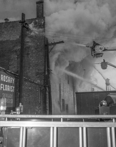 vintage 4-11 alarm fire in Chicago 1962