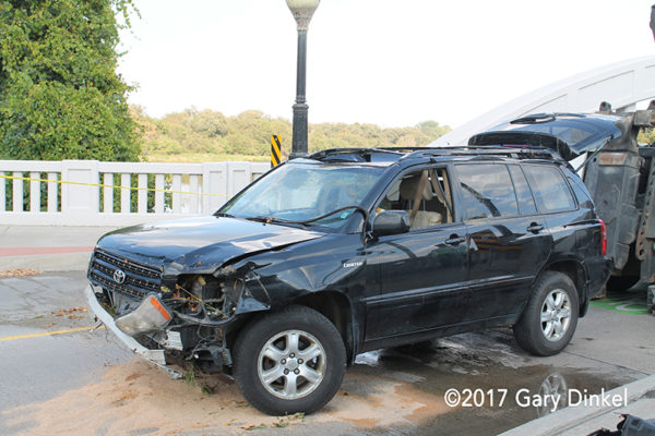 SUV after a crash