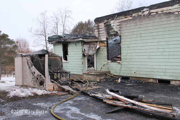house destroyed by fire in Waterloo Ontario