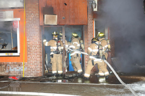 East Hartford Firefighters at work
