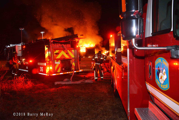 house gutted by fire in Colleton County SC