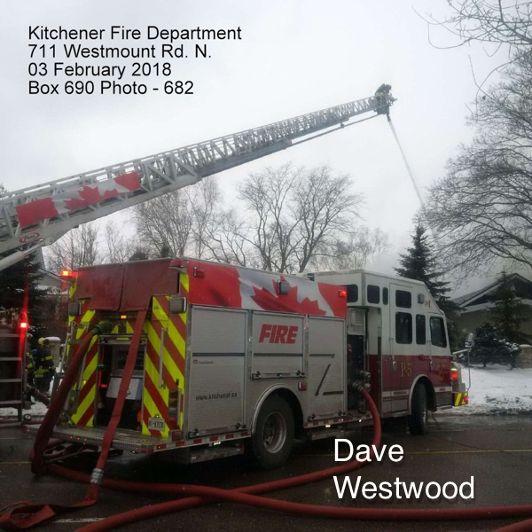 house fire in Kitchener ON