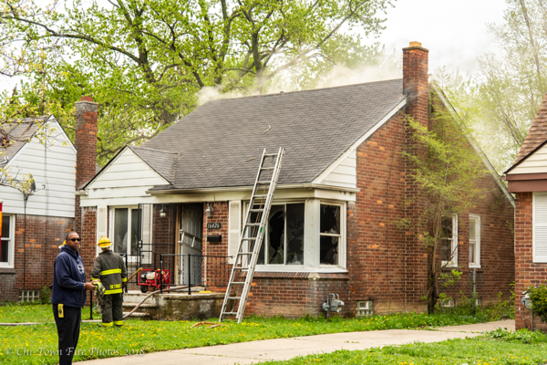 Detroit dwelling after a fire