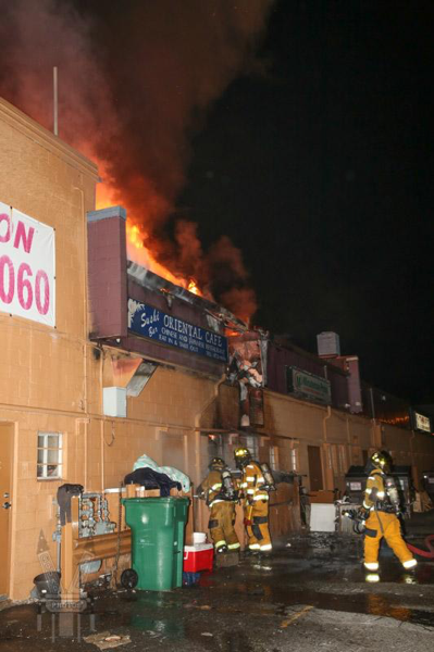 2-Alarm commercial building fire in Vernon CT in a restaurant