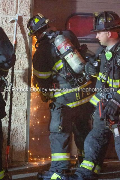 Hartford CT Firefighters at fire scene