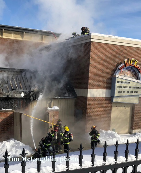 fire at Dirty Nellies pub