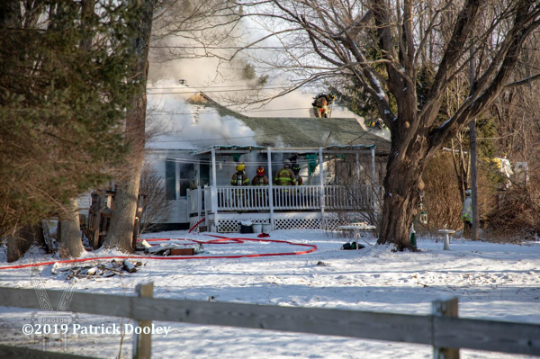 2-Alarm house fire in Coventry CT 2-1-19