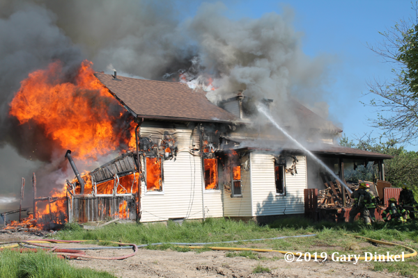 Firefighters burn house for homeowner