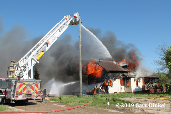 Firefighters burn house for homeowner