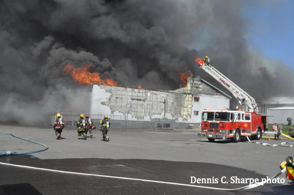 Massive fire destroys F&S Produce in Rosenhayn, NJ