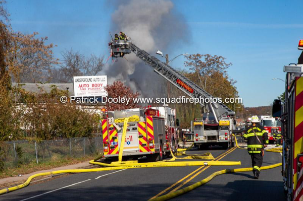 fire scene in Hartford CT