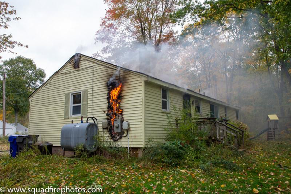 house fire in Bolton CT