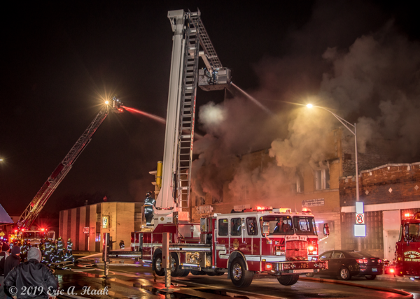 3-Alarm fire in Bellwood IL - December 8 2019