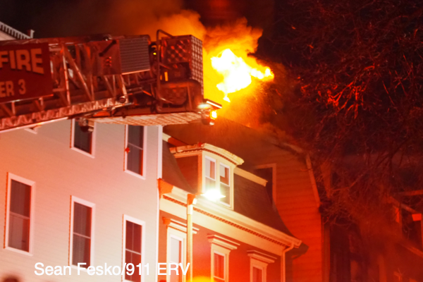 4-Alarm fire in Boston