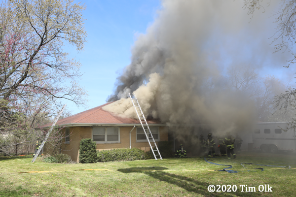 house fire in Northbrook IL
