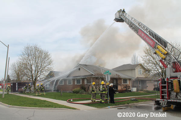 house fire in Woolwich Township Ontario