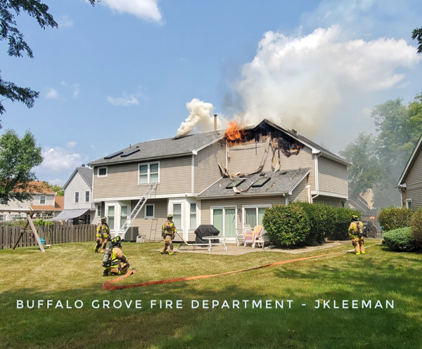 house fire in Buffalo Grove