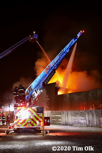 vacant Hammond building destroyed by fire