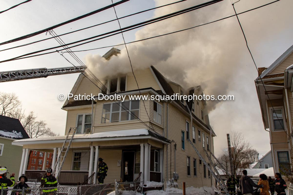 Hartford Firefighters battle a house fire