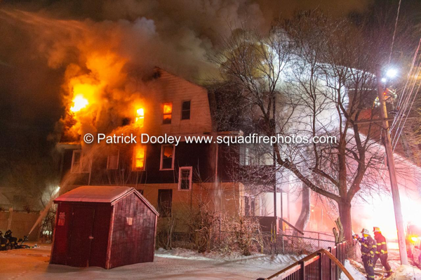 2-alarm house fire in Hartford CT