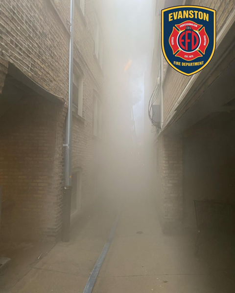 #firescenes.net; #EvanstonFD; #fire; #smoke;