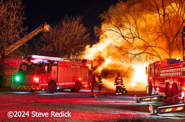 #firescenes.net; #ChicagoFD; #SteveRedick; #flames; Firetruck; #RosenbauerAmerica;