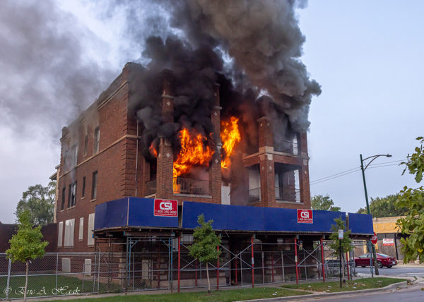 #chicagoareafire.com; #ChicagoFD; #fire; #2-11; #EricHaak; #smoke; #flames;