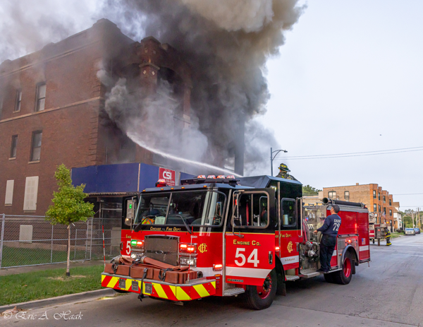 #chicagoareafire.com; #ChicagoFD; #fire; #2-11; #EricHaak; #smoke; #flames; #FireTruck; #EONEStrength; #Cyclone; #EONE;