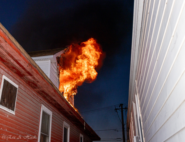 #firescenes.net; #EricHaak; #ChicagoFD; #flames; #smoke; #housefire;