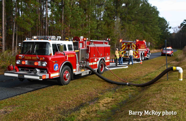 #firescenes.net; #BarryMcRoy; #CCFD; #ColletonCountyFireRescue; #housefire; #FireTruck; #EONE;